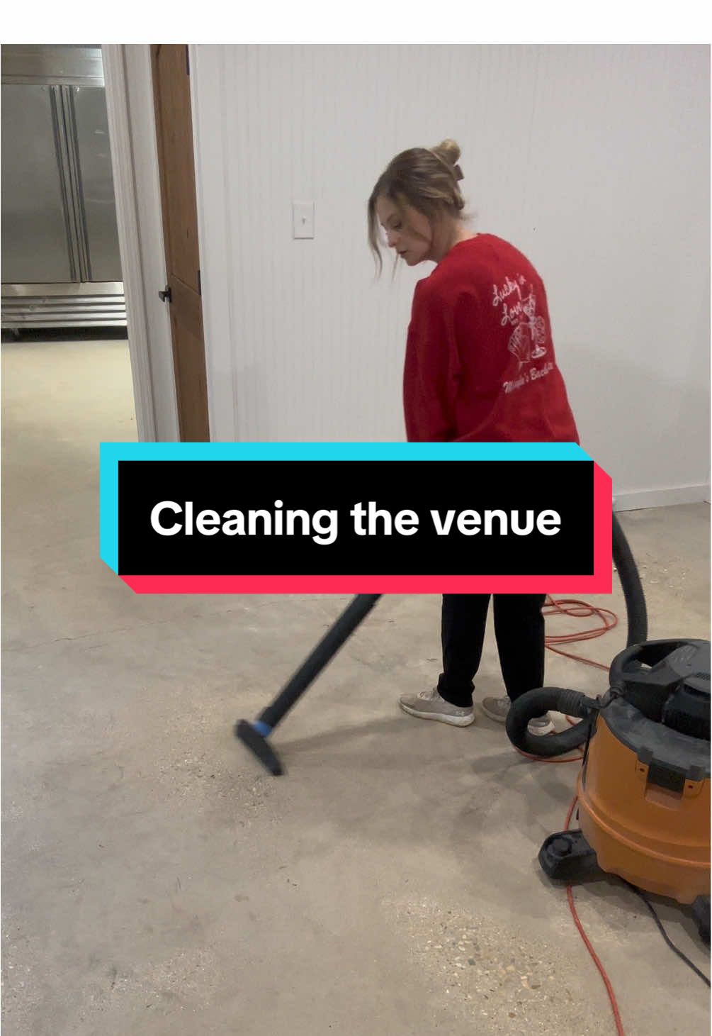 Cleaning night. #venue #venueowner #SmallBusiness #cleaning #weddingvenue 