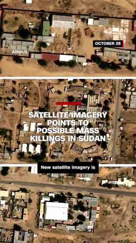 A report from Yale Humanitarian Research Lab shows satellite images revealing mounting evidence of possible war crimes in Sudan as the RSF takes control of El Fasher in the Darfur region. CNN’s Nada Bashir reports. #cnn #news