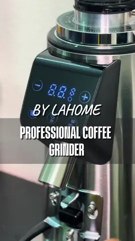 PART 3 | LAHOME Professional Coffee Grinder Flat Burr Automatic Adjustable 100 Grinding All Metal Stainless Steel LCD Display Timer With Portafilter Holder Business Espresso Coffee Grinder #fyp #coffeelover #grinder #coffeegrinder #coffee 