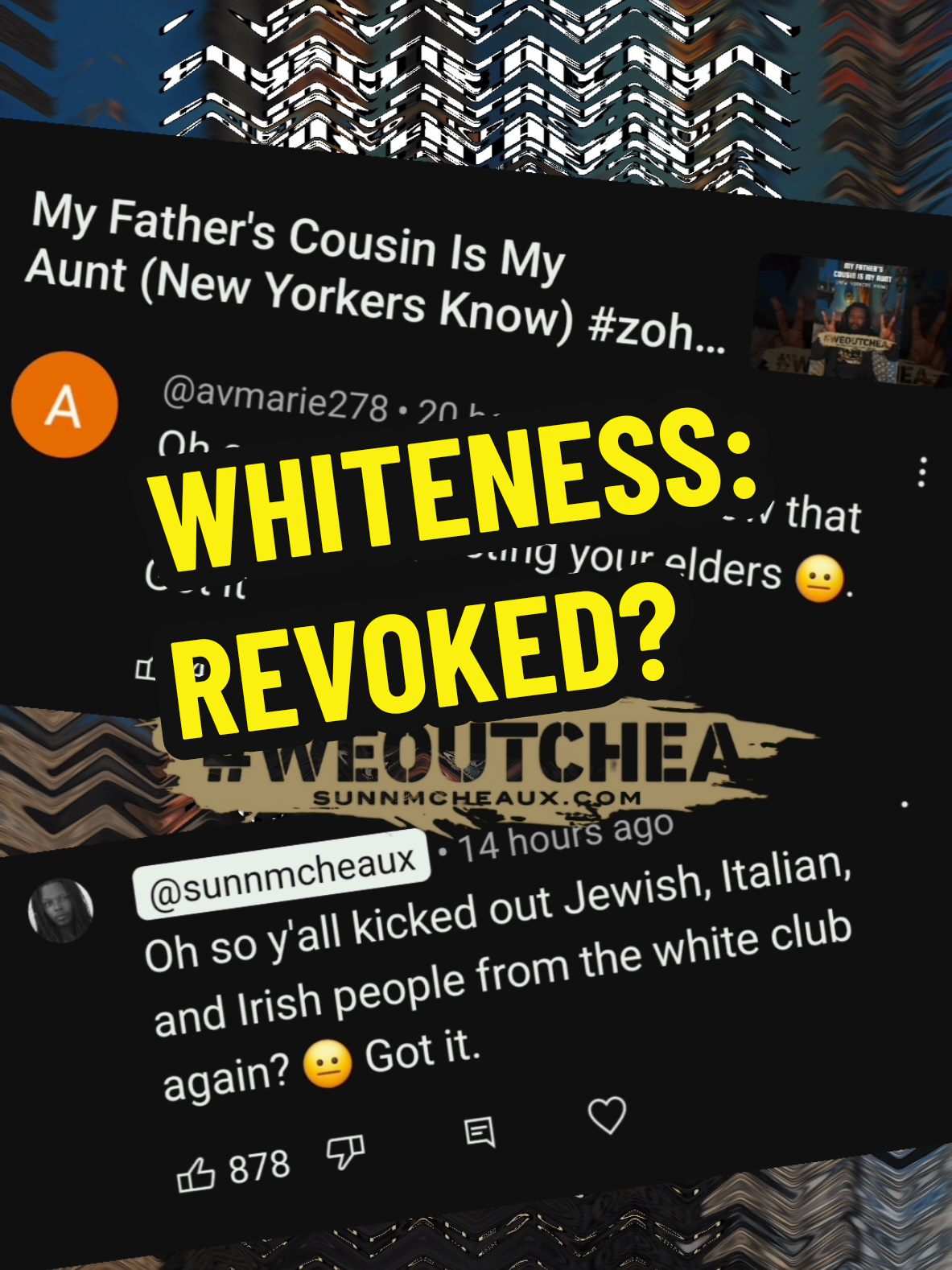 Replying to @beeludwig WHITENESS: REVOKED? #newyorkcity #NYC #zohranmamdani #race #weoutchea 