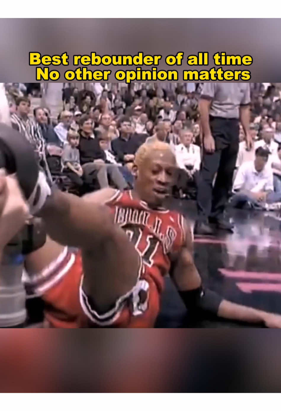 Jordan like ok it's your rebound#Rodman  #NBA #basketball #fyp #dennisrodman