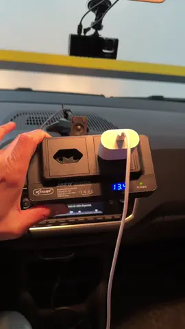 Coloquei energia 127v dentro do carro 