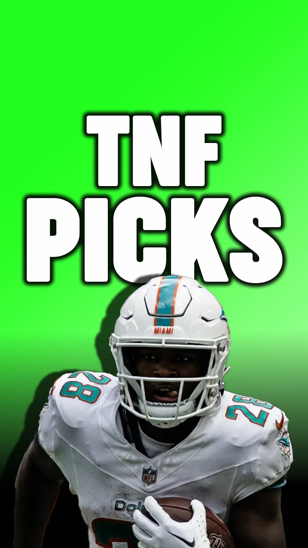 🏈 The 3 BEST Ravens vs Dolphins TNF Picks Leg 1: Lamar Jackson — Over 1.5 Pass TD's: -Has 10 Pass TD's in 4 games this season.  -Cleared with 5 Pass TD's last game vs the Dolphins.  -Hit at a 74% rate last season.  Leg 2: Devon Achane — Over 89.5 Rush & Rec: -Hit in last 3/3 games averaging 133 rush & rec yards.  -Cleared with 173 rush & rec yards last game vs the Ravens.  -Expect heavy usage in this high scoring game set at 50.5 points. Leg 3: Derrick Henry — Over 0.5 TD's: -Had 2 TD's last game vs the Dolphins.  -Dolphins allowing 6th most rush TD's this season.  -Coming off a game with 2 touchdowns.  October 30 NFL Picks NFL Week 9 Picks Thursday Night Football Picks