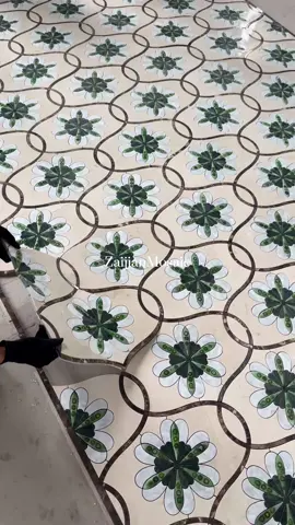 The Final Touch: Mosaic Magic on Stair Risers is Complete 🌱✨ #zaijianmosaic #mosaic #mosaicart #handmade #marbledesign #homedesign #homedecor #luxuryhome #bathroom #backsplash #kitchendecor #walldecor #floordecor #interiors #interiordesign #homedetails