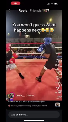 I would quit boxing after this😂 #yvngcantaloupe 