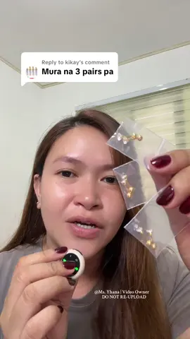 Replying to @kikay hindi kumukupas ate kooo #earrings #unisex #nontarnishjewelry #earring #fyp 