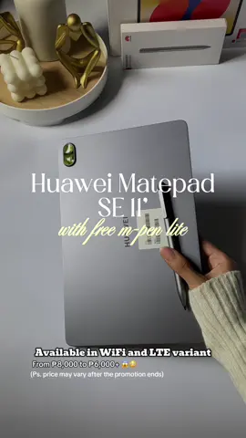 Abangan this coming 11.11‼️🤯 @HUAWEI Philippines  #huaweimatepadse11 #tablet #1111megasale #affordabletablet #tabletforstudent 
