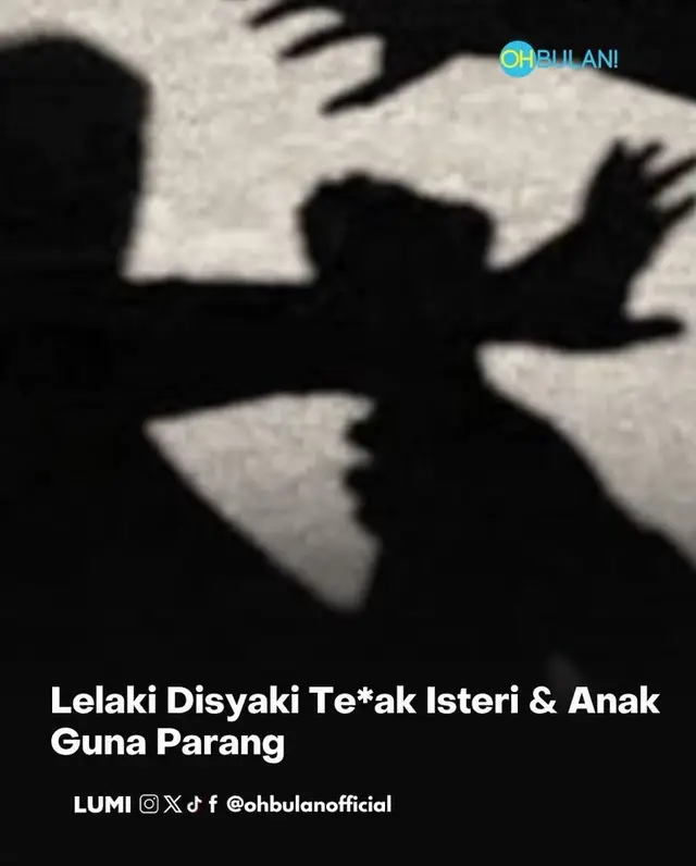 Seorang lelaki berusia 57 tahun ditahan polis selepas disyaki menetak isteri dan anak perempuannya menggunakan sebilah parang dalam satu kejadian di Permai Jaya, awal pagi Rabu #ohbulan #kinitrending #tetak #parang 