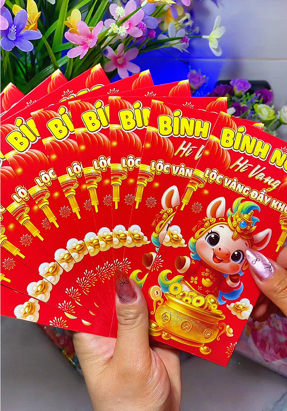 100 Bao lì xì truyền thống Bính Ngọ 2026 #baolixi #baolixi2026 #tết #ngoclanhmecutin #xuhướng 