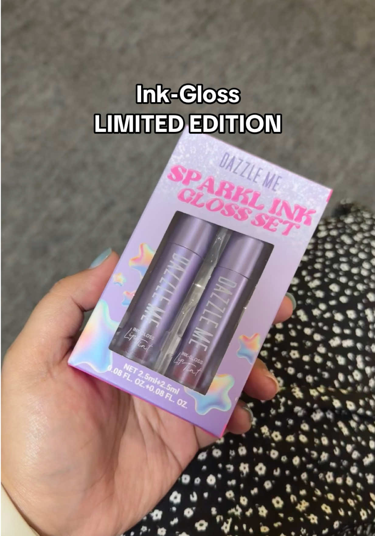 2pcs in 1 Set💜  #dazzlemeph #inkglossliptint 