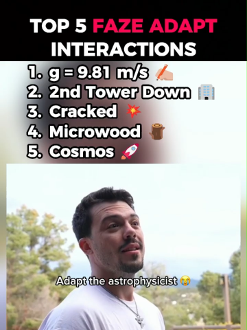 FaZe Adapt Interactions That Got Everyone Laughing 😂🔥 #fazeadapt #fazeclan #unexpected #core #goviral 