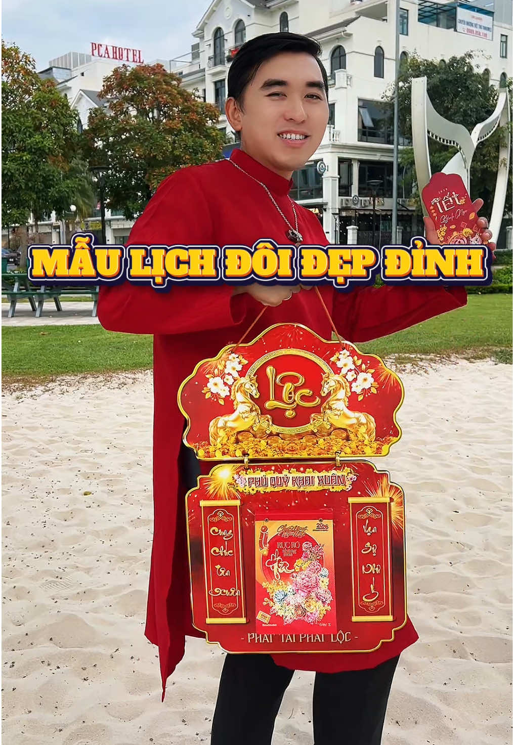 Cầm tấm tranh lịch Tết năm nay mà ưng quá trời ưng các bác ơi #ongbongonghe #lichtet #lichtreotuong #lich2026 #lichtetdoanhnghiep 