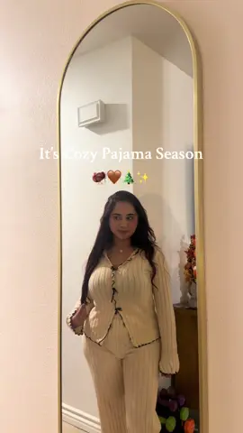 New cozy Pj’s ✨🤎 #pajamaset #cozyclothes #womenpajamas 