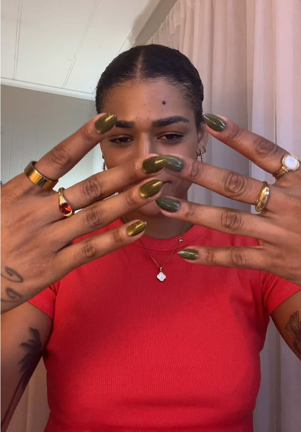 @Nail Reformation , this green is EVERYTHING 💚💚💚💚💚 #newnails #nailreformation #nailtransition 