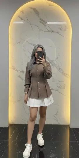 suka banget sama kemejanya 😽✨ #kemejawanita #fyp #outfitideas #kemejawispie #atasanwanita 