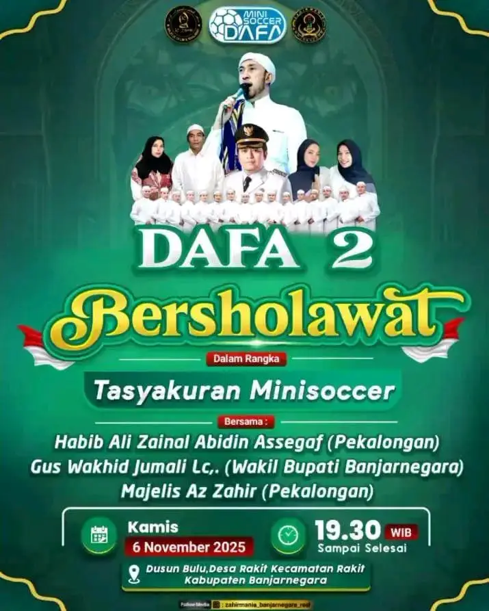 Yang Dekat merapat Yang jauh juga merapat dong😁 #azzahirpekalongan #majelisazzahir #majelissholawat #zahirmaniaindonesia🇲🇨 #banjarnegarakotasholawat #purbalingga24jam #fypシ゚ #masukberandafyp  @𝙄𝙮𝙖𝙩𝙧𝙖𝙖 @Gopurr @putune mbaeh👑 @ALDI @Ilham @R. K. S. S. COMMUNITY @AREK KEJOBONG PURBALINGGA @P.B.K.K.COMMUNITY @CREW SKJ_JADAN @ALPIN 💥 @ʙᴀɢᴀꜱ  @GABERNYA SBS @KANCA SUSUKAN SENANG SHOLAWAT @Lawet 💯 @Lawet💥 @PBPB @𝙥𝙞𝙠! @Rendi bae.SBK @RHS COMMUNITY @𝐑𝐁𝐓𝐊 GANK @𝙍𝙄𝘾𝙆𝙔 𝙎𝘽𝙎• @santri desa cilik banjarnegara @SANTRI MECICIL PURWOREJO @SANTRi SENANG MANGKAT KERI BNA @UKHTI ROMBONGAN BOCAH KEPERING @✨𝑹𝑩𝑲 𝑪𝑶𝑴𝑴𝑼𝑵𝑰𝑻𝒀✨ @yonol @ZM.SNPL @💥FANZZ PEMUDA REJASA 💥 @ꪗꪮⅈ𝕜ⅈ𝕫ꪖꪶꪶ💥🐊 @Mudzakki Mabrur  ijinTag