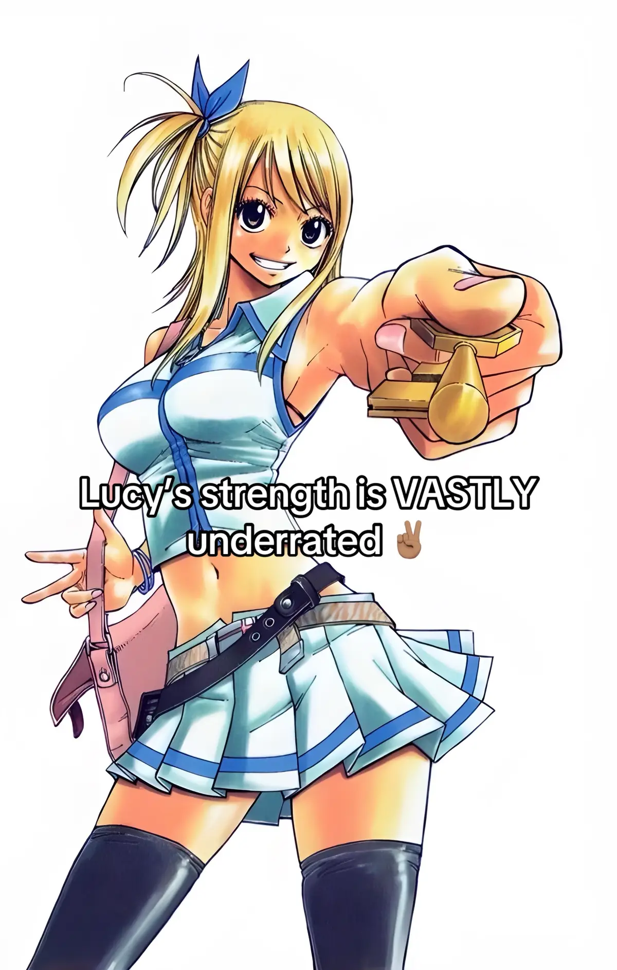 People talk about her like she still the same level she was 700 chapters ago she USED to be weak she definitely didn’t stay that way 🚶🏽‍♂️#fairytail #fairytail100yearquest #natsu #lucy #fyp 