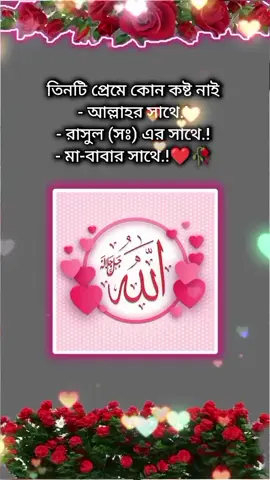 তিনটি প্রেমে কোন কষ্ট নেই  #tiktok #foryoupage #foryou #fbyツ 