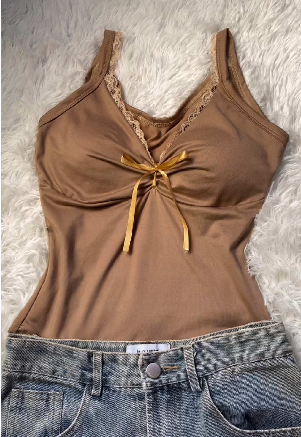 Padded sando top 🤝 #paddedtop #sandotop #top #outfit #OOTD 