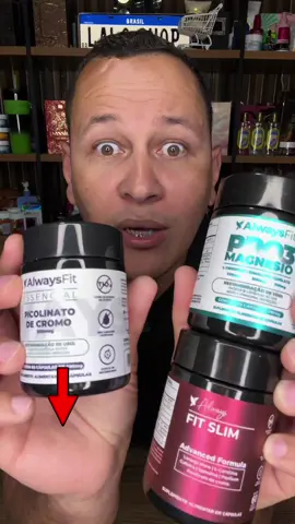 Kit Pro3Magnesio + FitSlim + Picolinato de Cromo - Aways Fit #TikTokShop 