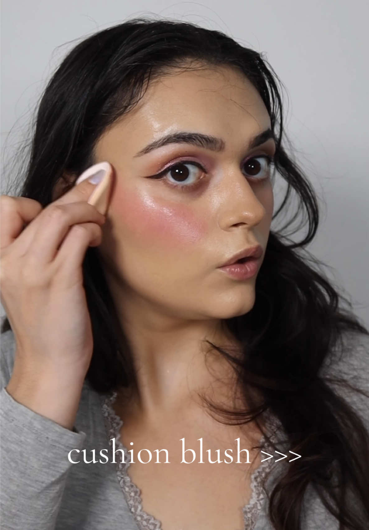 Jung Saem Mool really said glass-skin in a blush 😭✨ this finish is insane. *gifted @JUNGSAEMMOOL  #makeupaddict #beauty #tiktokshop #blush #kbeauty  