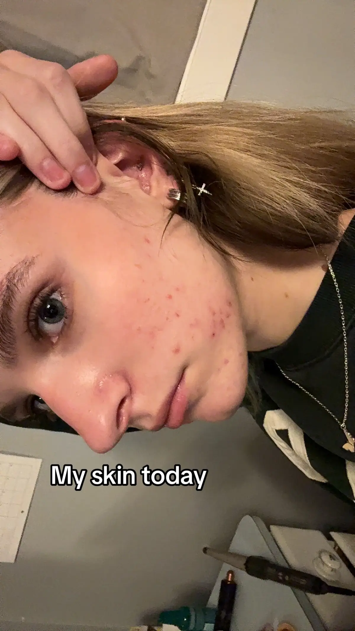 Just as insecure abt it as I was then