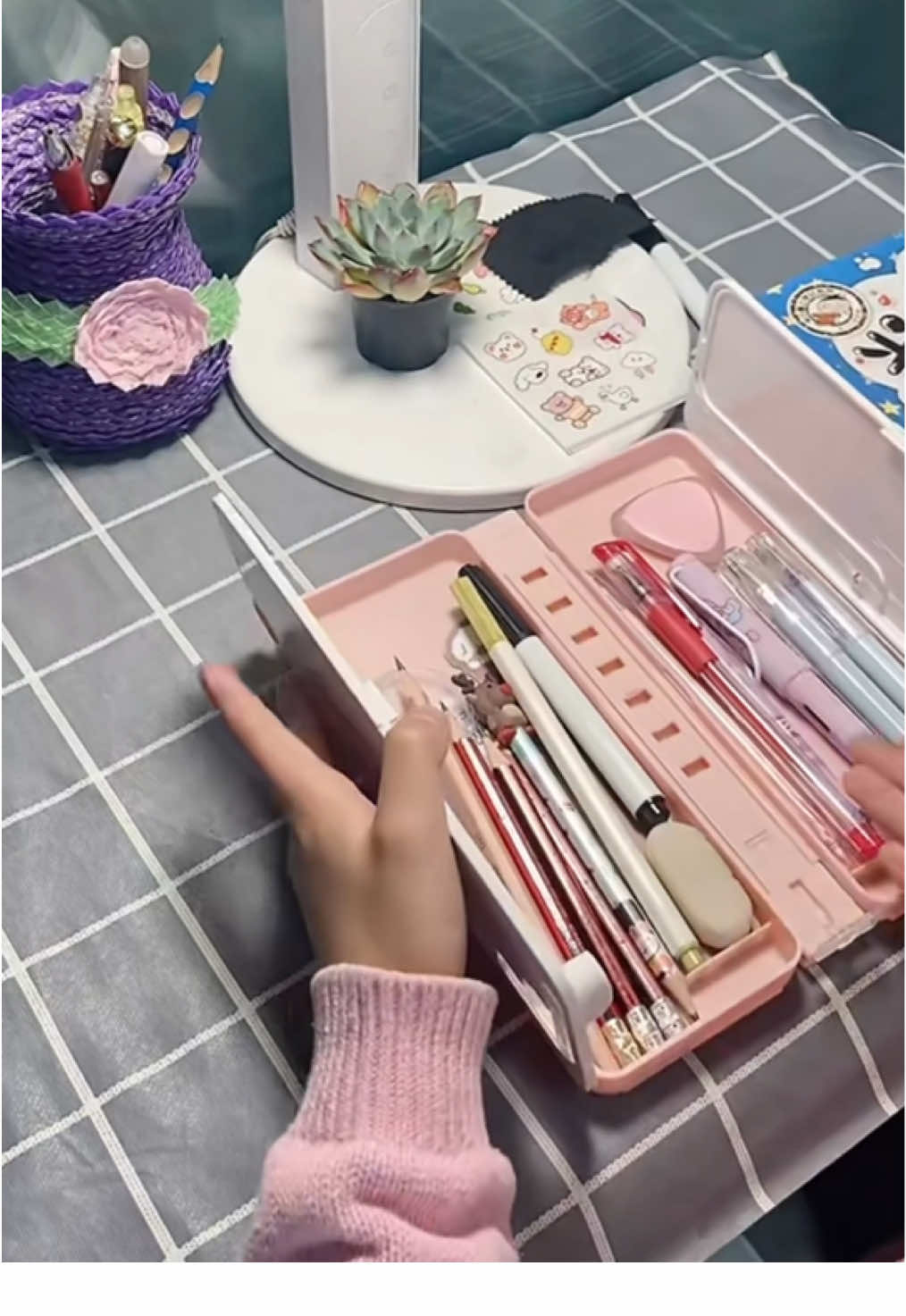 Hộp Đựng Bút Kèm Giá Sách 2in1 #TikTok #reupvideo #vairal_video #thoitrangnu #xuhuong 