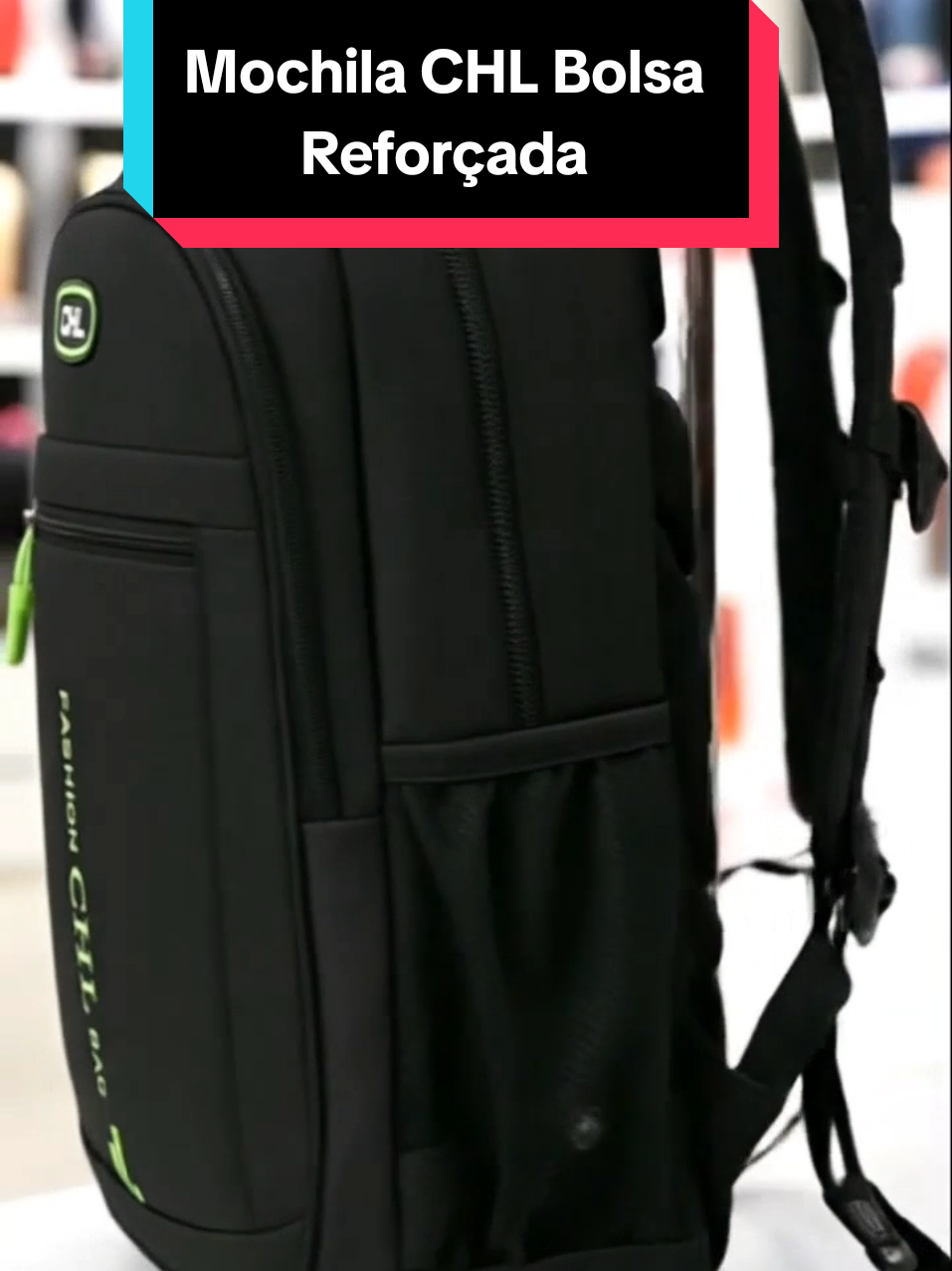 Mochila CHL Bolsa Reforçada  #bolsa #mochila #bagagem #fyp #tiktokshopbrasil 