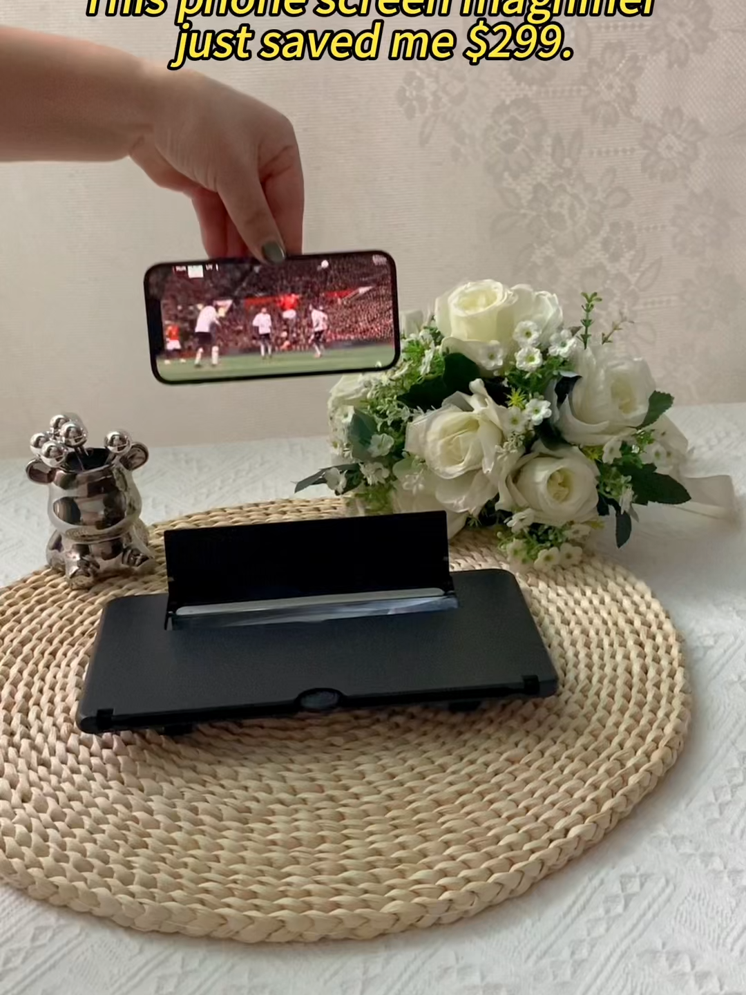 You ever wish your phone screen was just a bit bigger#TechFinds #GadgetGuy #MensGear #CoolStuff #PhoneHack