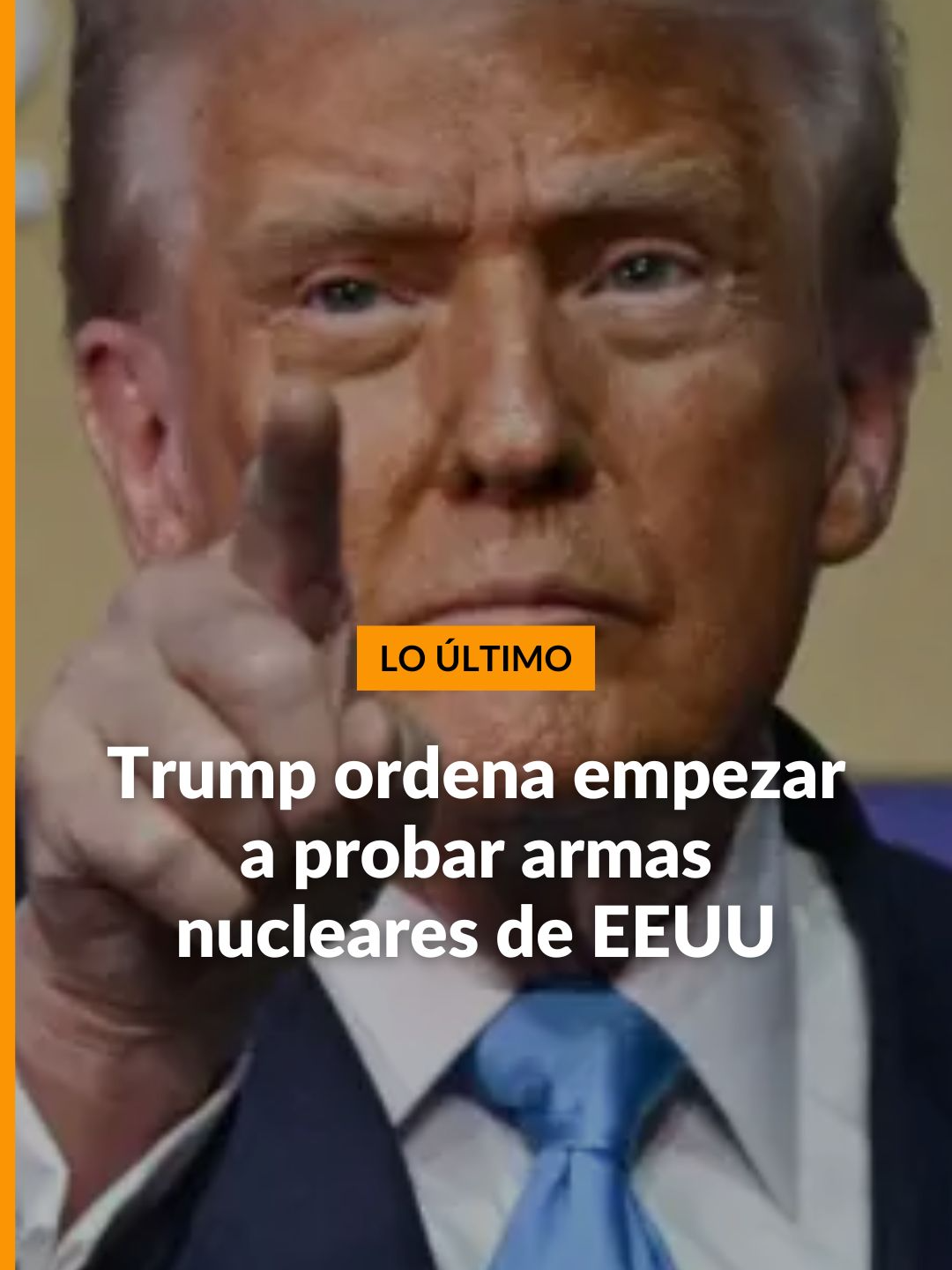 🚨#LOÚLTIMO | El presidente de Estados Unidos, Donald Trump, afirmó este jueves que ha ordenado empezar a probar 