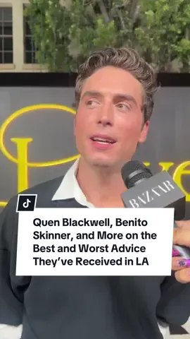 @quenblackwell, @Benito Skinner, and #TrueWhitaker open up about the best and worst advice they’ve ever recieved in LA. 