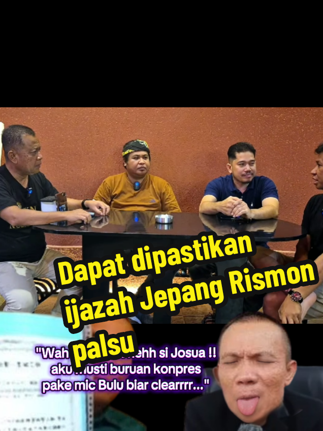 Ijazah S2 dan S3 Jepang Rismon palsu  #beritatiktok #infongenes #fyp 