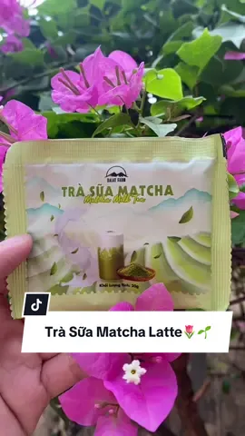 Trà Sữa Matcha Latte DalatFarm - Hộp 240g (12 túi x 20g) 🌷🌱 ##trasuamatcha##trasuamatchadalatfarm