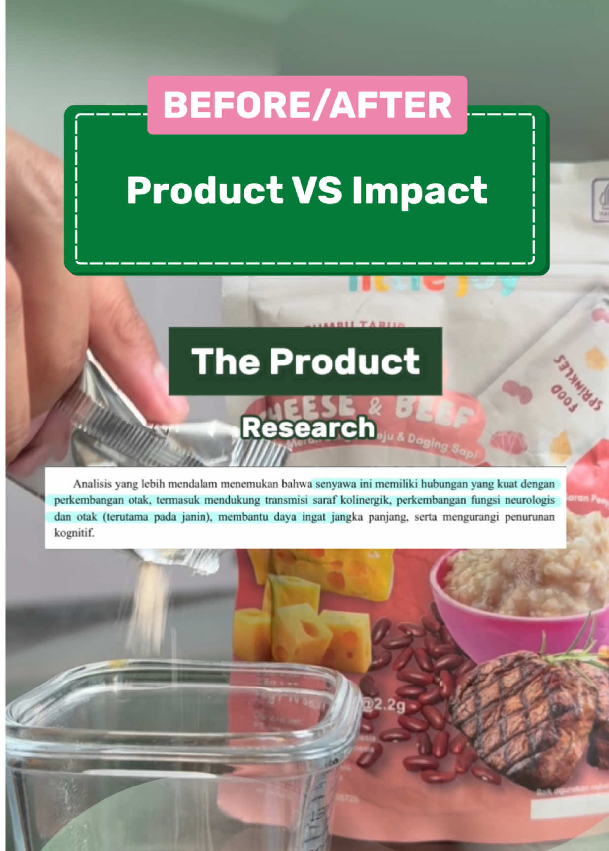 Product vs impact nya bagi si kecil  #mpasi #snackmpasi #snackmpasiBBbooster #jualmpasi #jualmpasibayi   