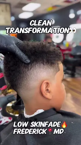 Clean transformation🔥Low skinfade#barber #lowskinfade #hairtransformation #hair #hairstyle 