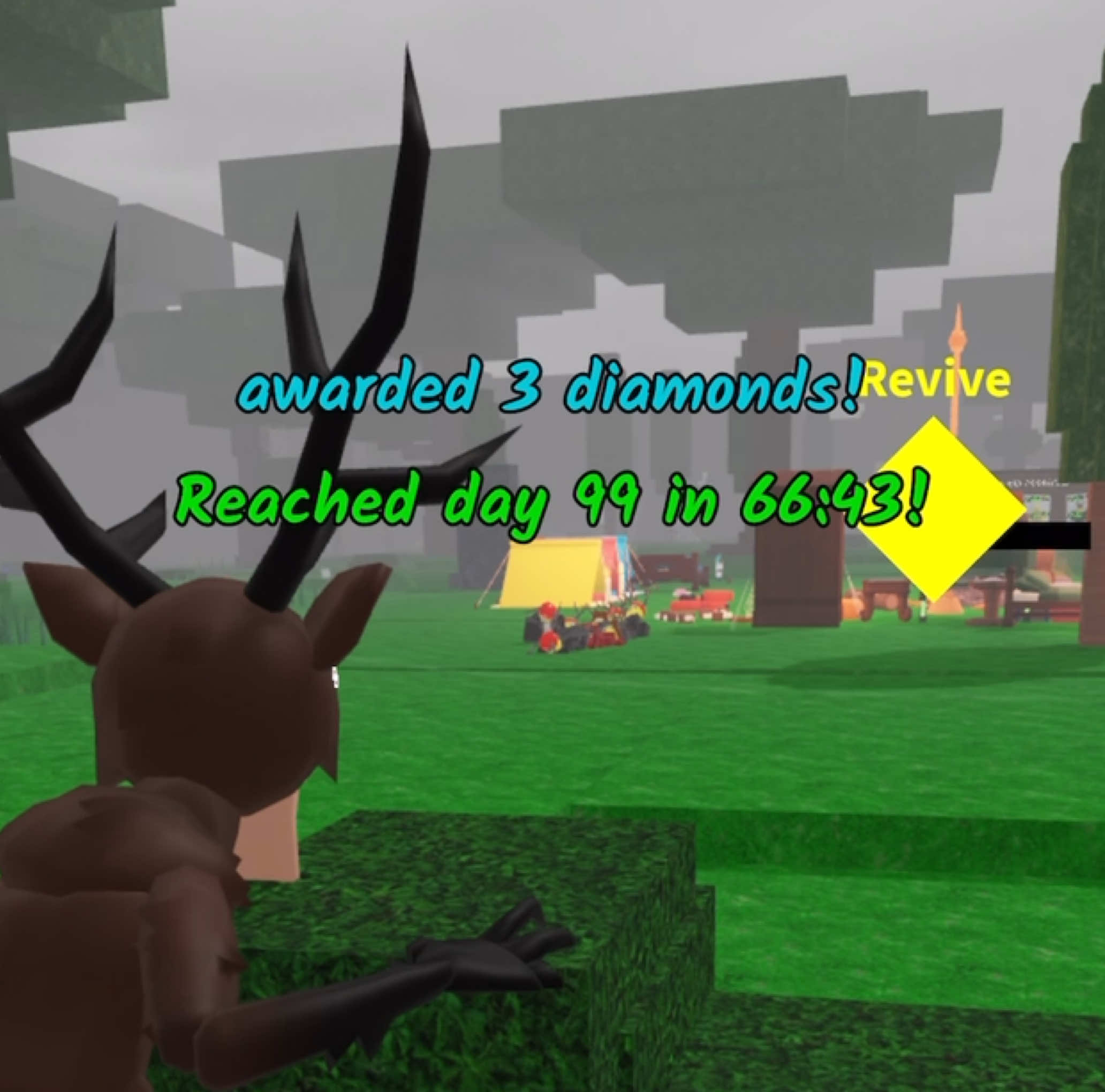 Completing 99 Nights in the Forest in 66 minutes | Volcano Biome | costume |  #99nightsintheforestroblox #99nightsintheforest #99nights #fyp #asmr 