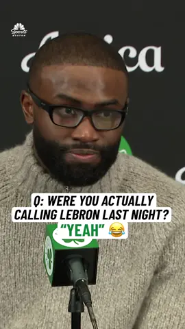 Jaylen Brown addresses his live stream last night 😆