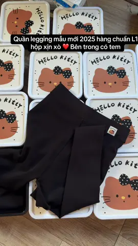 Quần legging mẫu mới 2025 hộp xịn xò . Hàng chuẩn l1 #fyp #xuhuong 
