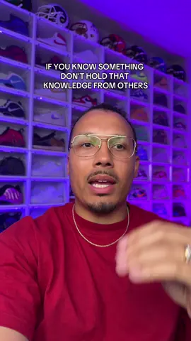 Learn to appreciate the knowledge given to you and be the one that shares that same knowledge to others. 