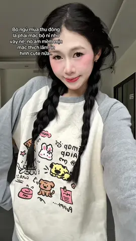 Mùa đông mặc bộ nỉ này là mê 😙🎀 #review #fyp #viral #dobo #dobomacnha 