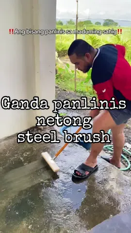 Kung nangigitata na ang sahig nyo gamitan nyo netong Stainless Steel Floor Brush #steelbrush #stainlesssteelfloorbrush #floorbrush 