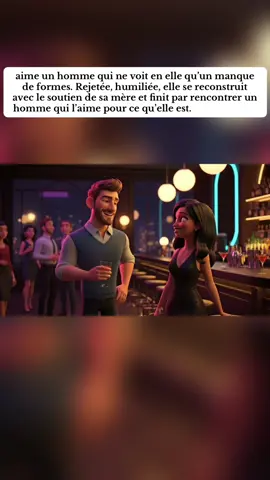 aime un homme qui ne voit en elle qu’un manque de formes. Rejetée, humiliée, elle se reconstruit avec le soutien de sa mère et finit par rencontrer un homme qui l’aime pour ce qu’elle est.  #femme #forme #goviral #SmallBusiness #journey 