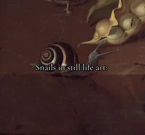 Brb busy fighting medieval snails #medievalart #mediveal #arthistory #stilllife #snail 