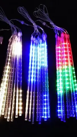 Hanging Solar Meteor Lights Christmas Lights #light #christmaslights #solarchristmaslights #meteorlights #lights  