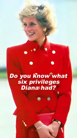 Do you know what six privileges Diana had? #diana #royal #queen #princess 