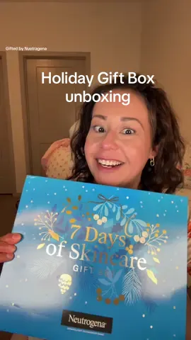 gifted by Neutrogena | unbox the #nuetragena 7 Days of Skincare Holiday Box with me! @neutrogena #holidaygifts #holidaygiftbox  #unboxing #holidaybox 