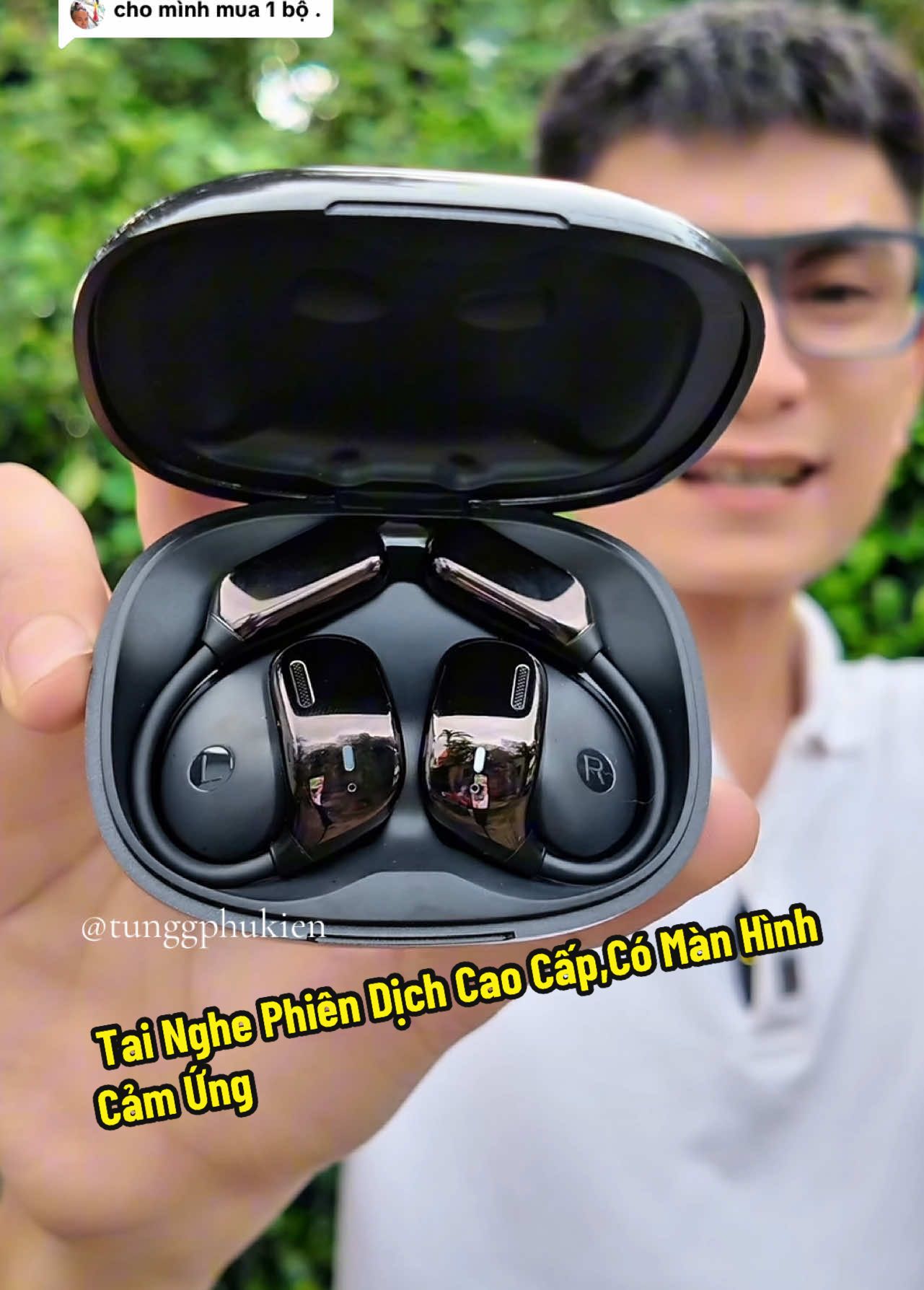 Trả lời @Đen v Tạ Tai Nghe Phiên Dịch Cao Cấp,Có Màn Hình Cảm Ứng #tainghe #tainghebluetooth #tainghephiendich 