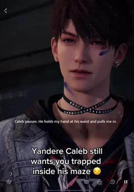 I'm at the entrance, alright. I want to be inside your maze. 😏 Yandere Caleb is still here. 😌 #loveanddeepspacecaleb #calebloveanddeepspace #loveanddeepspace #caleb 