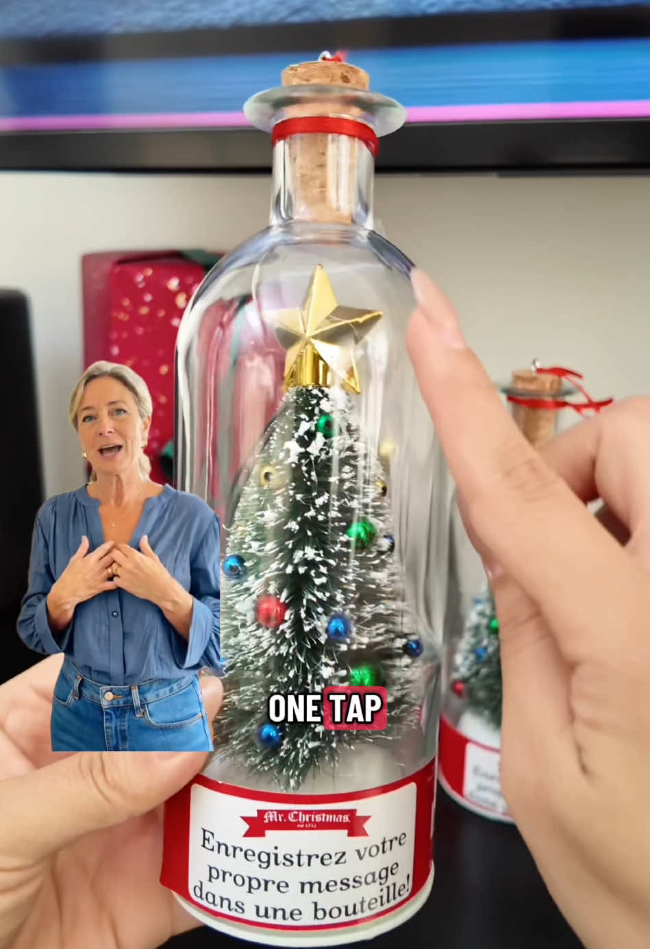 Grab one before they sell out again! 🎄 🫶🏼 #christmasgiftideas #messageinabottle #christmastiktok #uniquegifts #christmastree 
