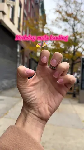 A much needed manicure #manicure #nails #nailtransformation #nailtransition #birthdaynails 
